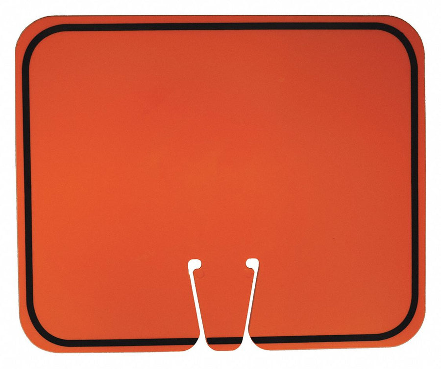 Traffic Cone Sign 12-1/2 L ABS Plastic