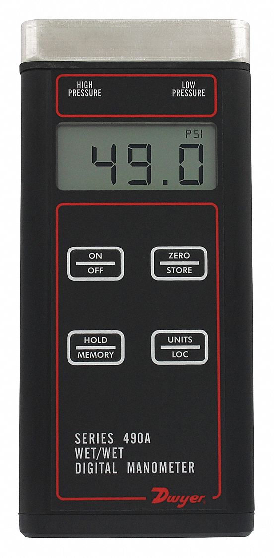 Hydronic Manometer 0 to 30 psi LCD