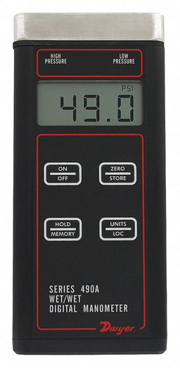Hydronic Manometer 0 to 60 psi LCD