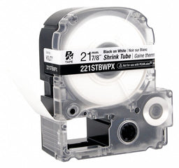 Heat Shrink Tube Black on White 0.875inW