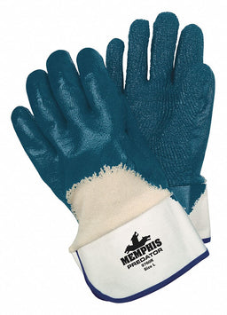 Chemical Gloves L 11 in L Rough PK12