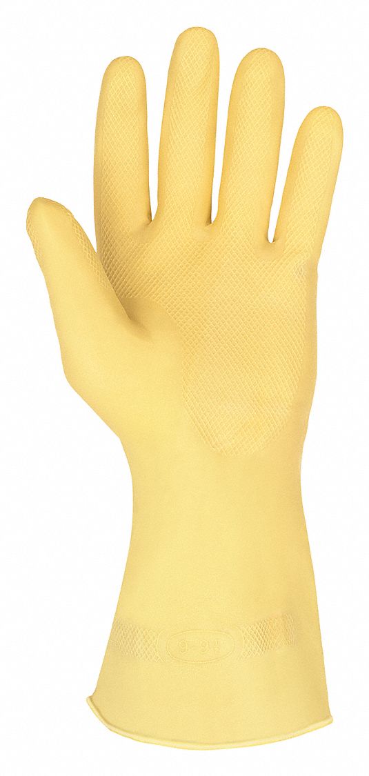 J4441 Chemical Gloves XL 12 in L Amber PR
