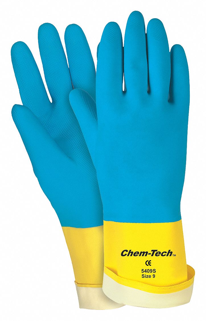 J4445 Chemical Gloves XL 12in. L Straight PK12
