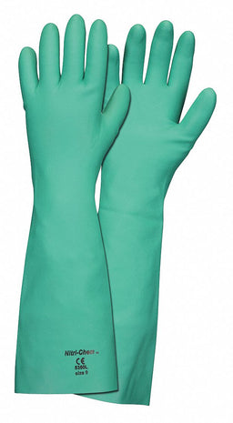 J4448 Chemical Gloves L 18 L Nitrile PR