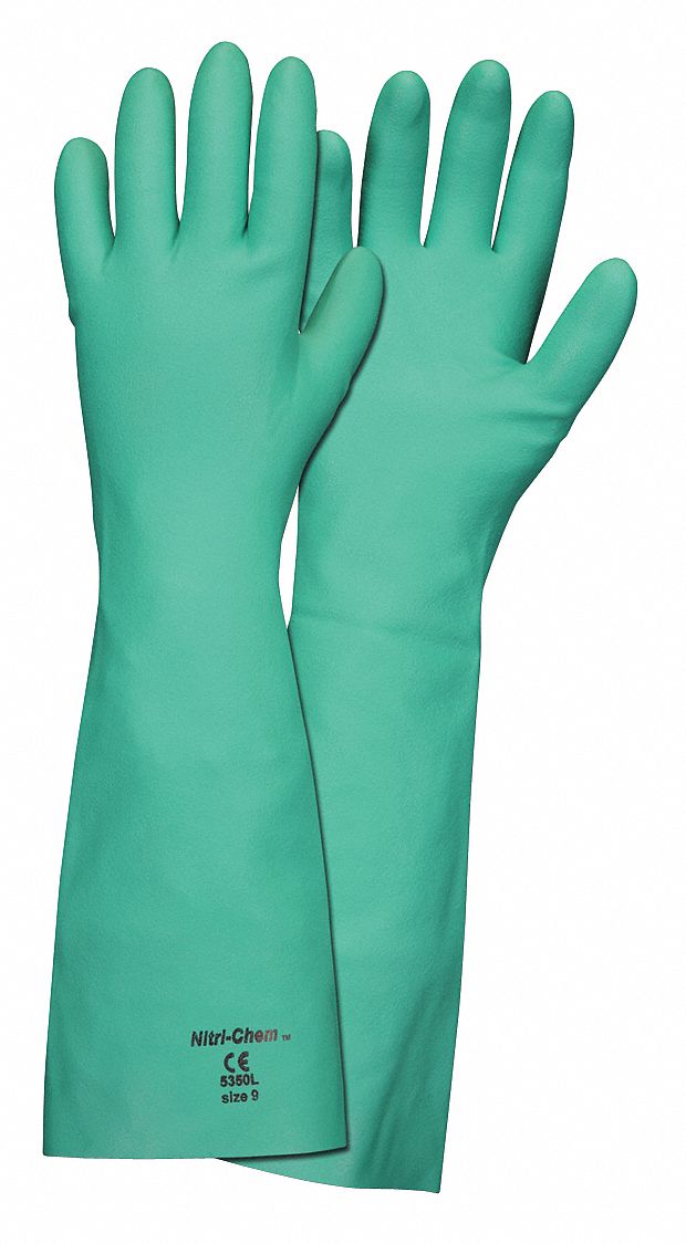 J4448 Chemical Gloves L 18 L Nitrile PR