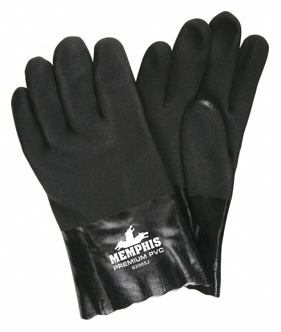Chemical Gloves L 10 in L Blk PR