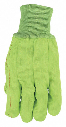 Knit Gloves 10 L High Vis Green PK12