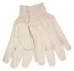 Canvas Gloves 10 L Natural PK12
