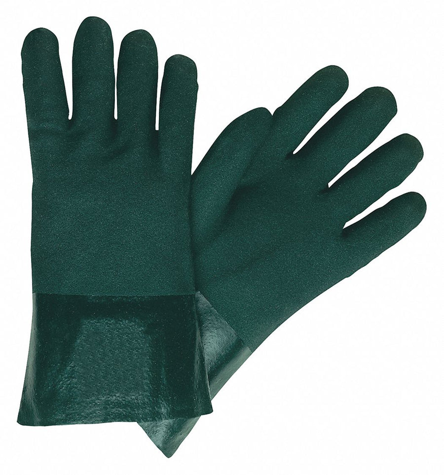 Chemical Gloves L 12in.L Hunter Green PR