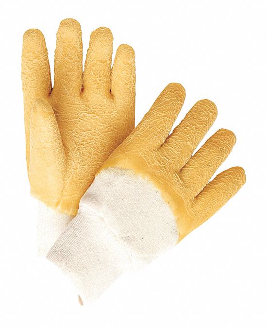 Chemical Gloves L 10-1/2inL Crinkle PK12
