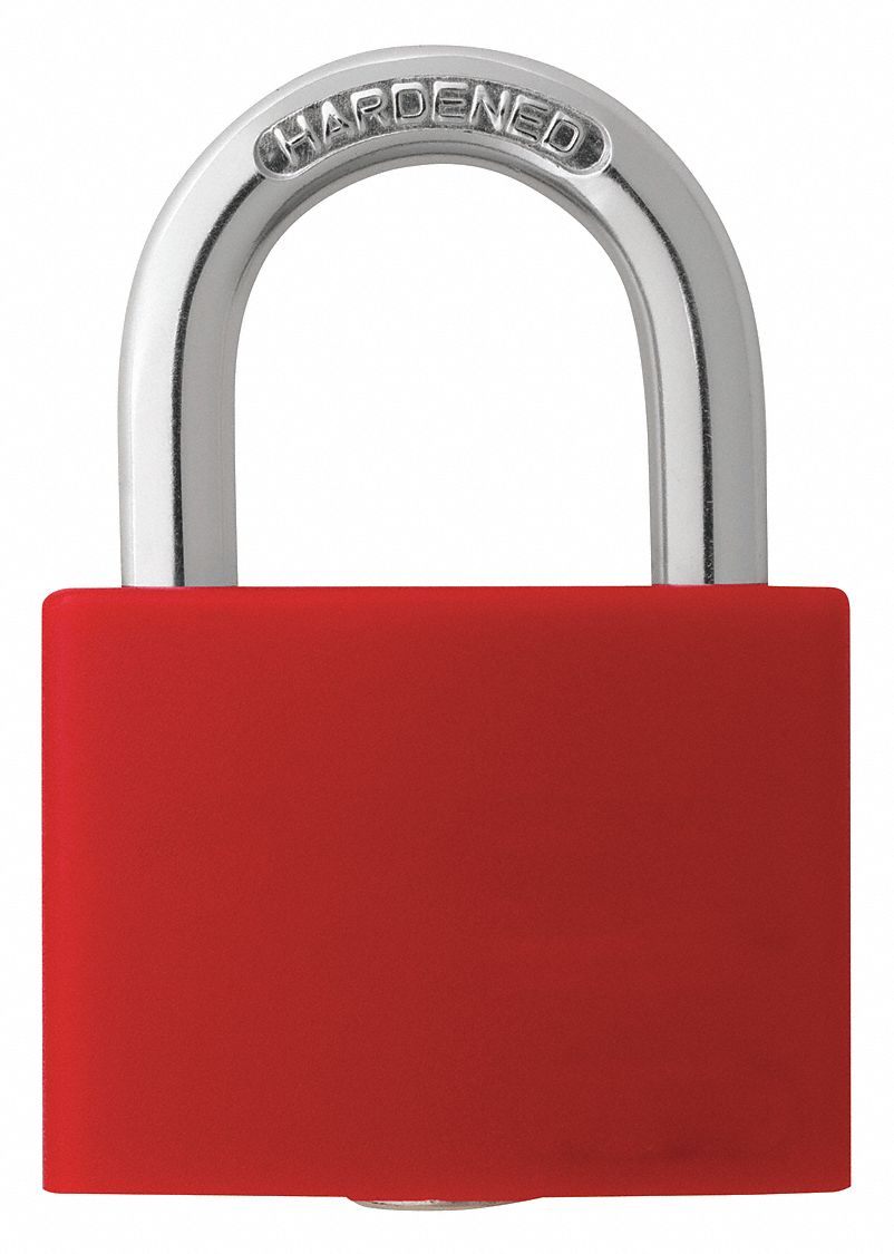 Lockout Padlock KD Red 1-7/16 H
