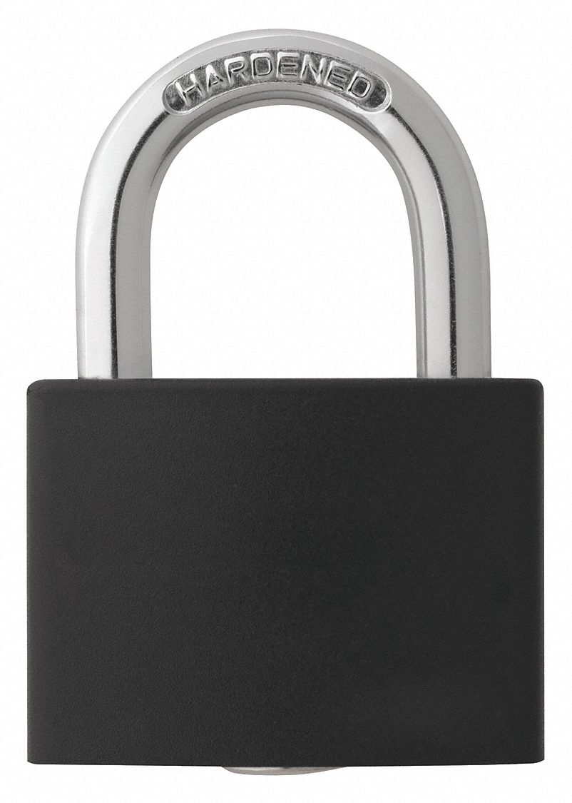 Lockout Padlock KA Black 1-7/16 H