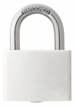 Lockout Padlock KA White 1-7/16 H