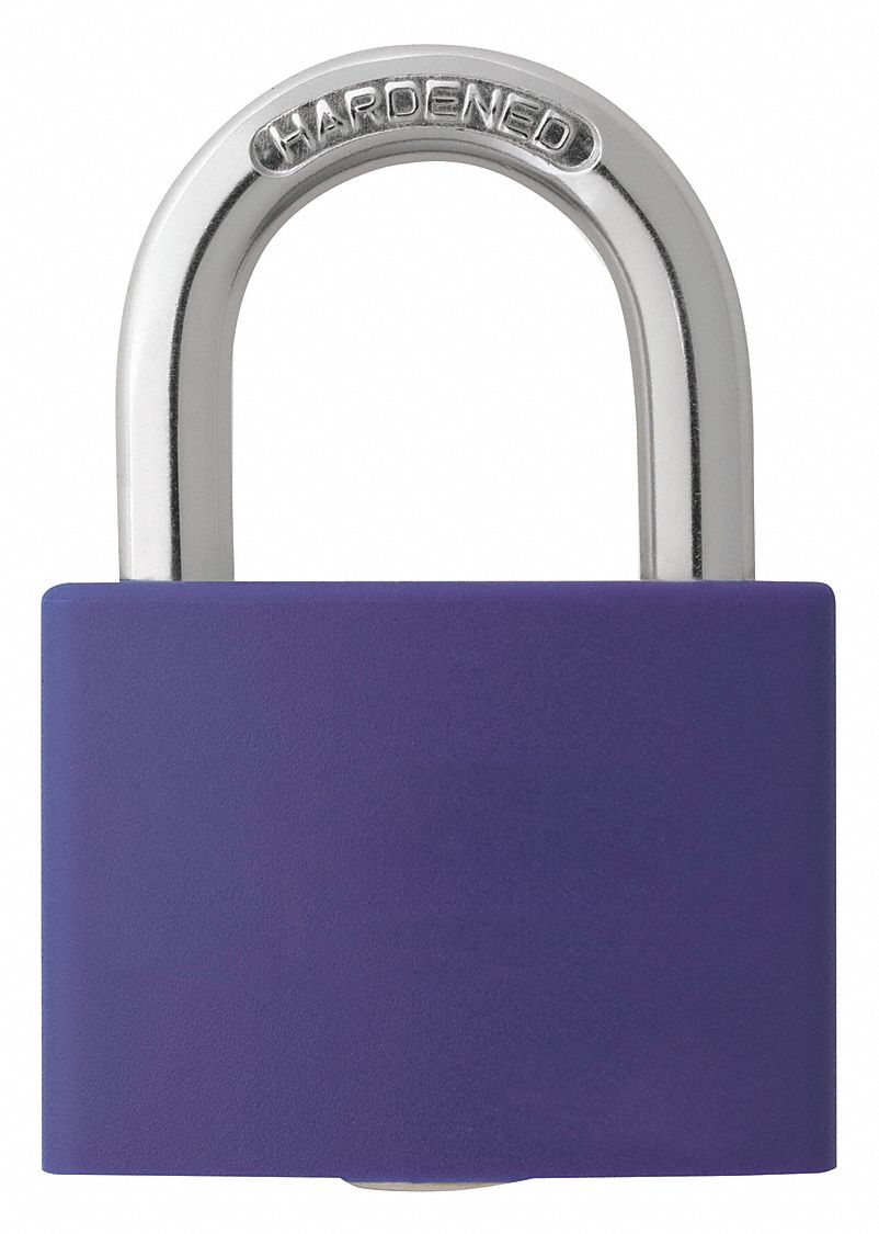 Lockout Padlock KD Purple 1-7/16 H