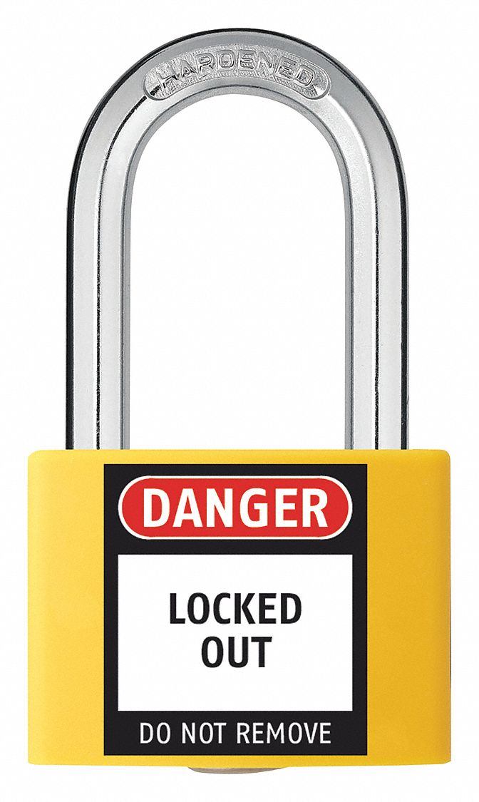 Lockout Padlock KD Yellow 2 H