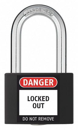 Lockout Padlock KD Black 2 H