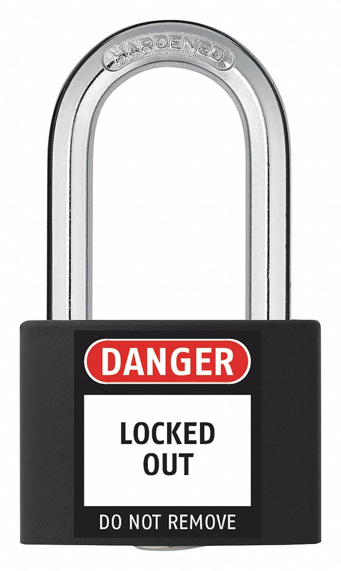 Lockout Padlock KA Black