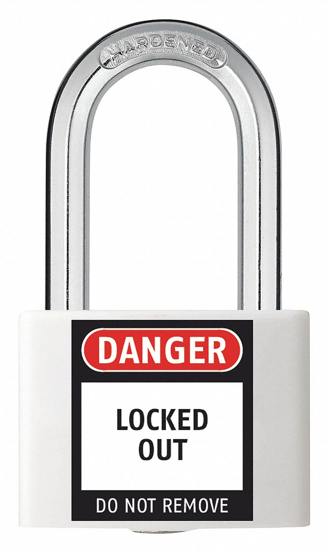 Lockout Padlock KA White 2 H PK6