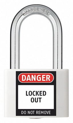 Lockout Padlock KA White 2 H PK6