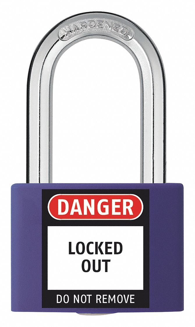 Lockout Padlock KD Purple 2 H