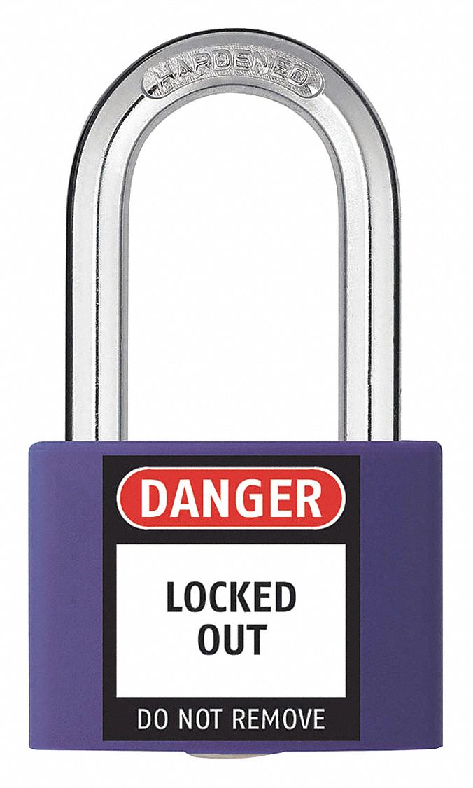 Lockout Padlock KA Purple 2 H