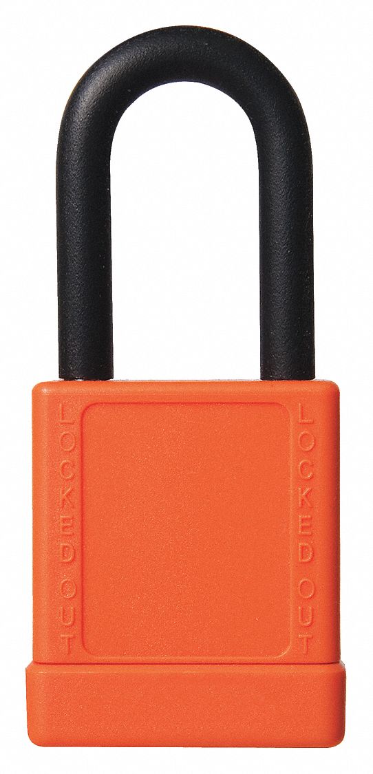 Lockout Padlock KD Orange 3 H