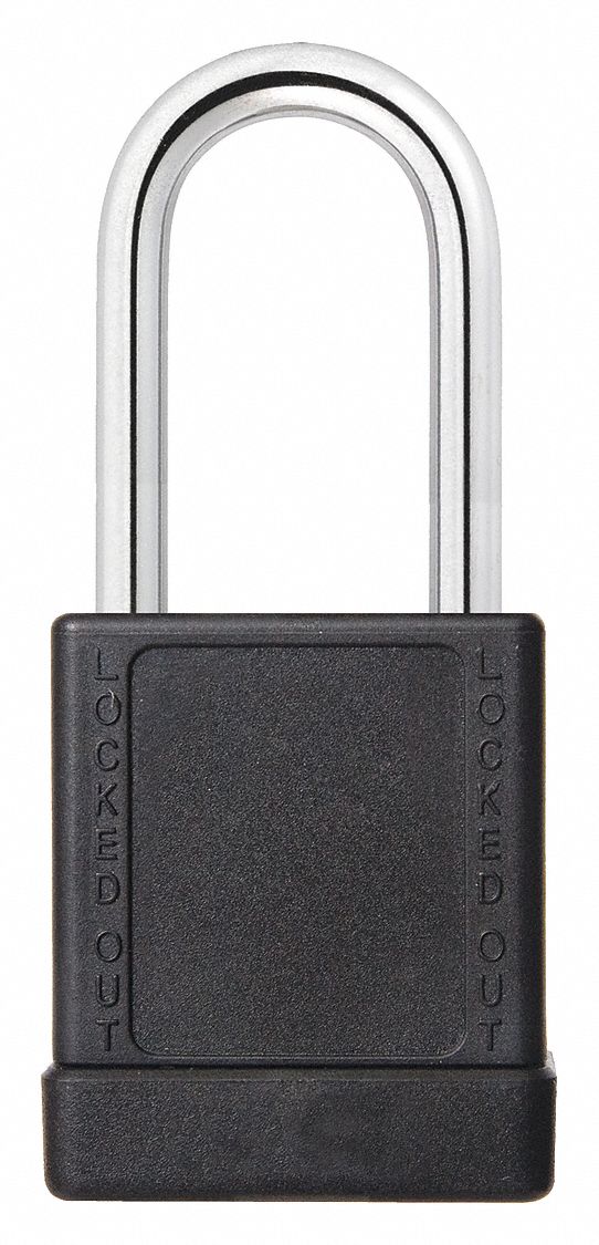 Lockout Padlock KA Black 2 H PK6