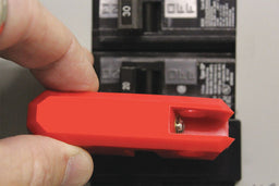 Circuit Breaker Lockout 3/4 in H Red