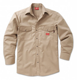 FR Snap Front Shirt M Khaki