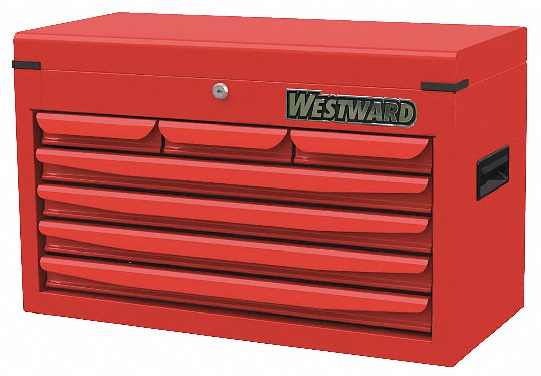 Powder Coated Red Light Duty Top Chest