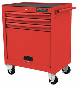 Rolling Tool Cabinet Red Light Duty