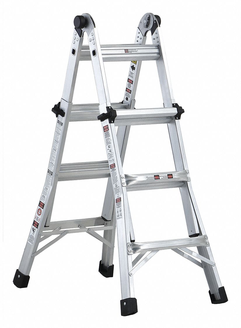 Multipurpose Ladder Aluminum 300lb 13ft.