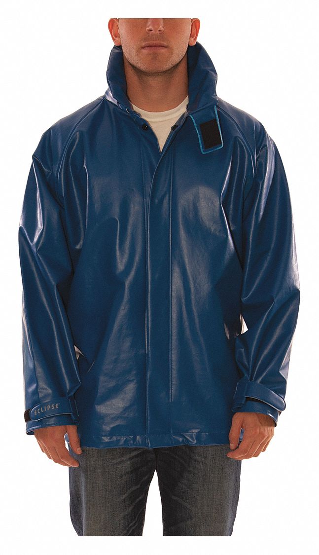 Flame-Resistant Jacket Blue 2XL 32 in L