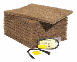 Debris Filter Brown Fiber 1-1/2inH PK10