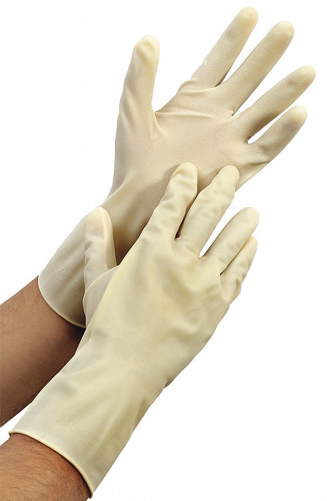 Gloves 13 mil Size 8 Natural PR