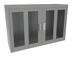 Pegboard Wall Cabinet 30 x45 x14 Gray