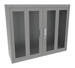Pegboard Wall Cabinet 37 x45 x14 Gray