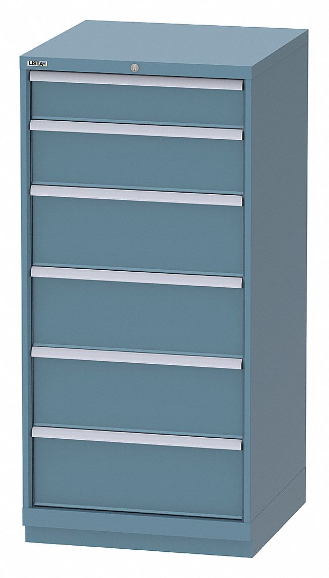 K3755 Mod Drwr Cab 60 H 6 Drwr Classic Blue