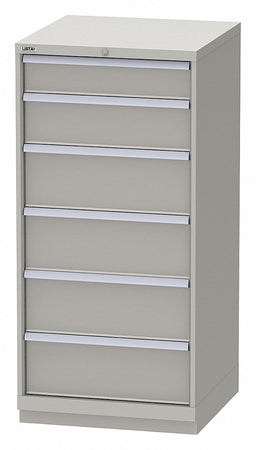 K3755 Mod Drawer Cab 60 H 6 Drawer Light Gray