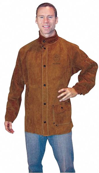 3X 30Inimp Dk Brwn Lth Jacket
