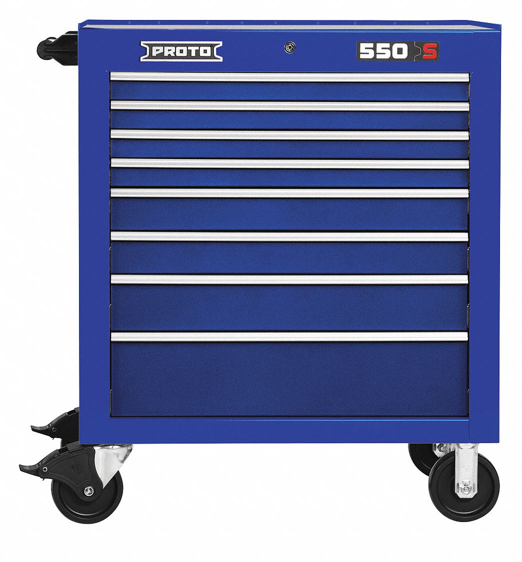 Rolling Tool Cabinet Blue Heavy Duty