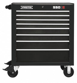 Rolling Cabinet Black 41 H 8 Drawers