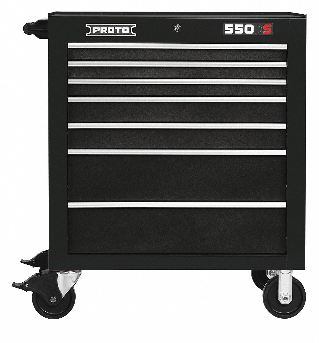 Rolling Tool Cabinet Black Heavy Duty
