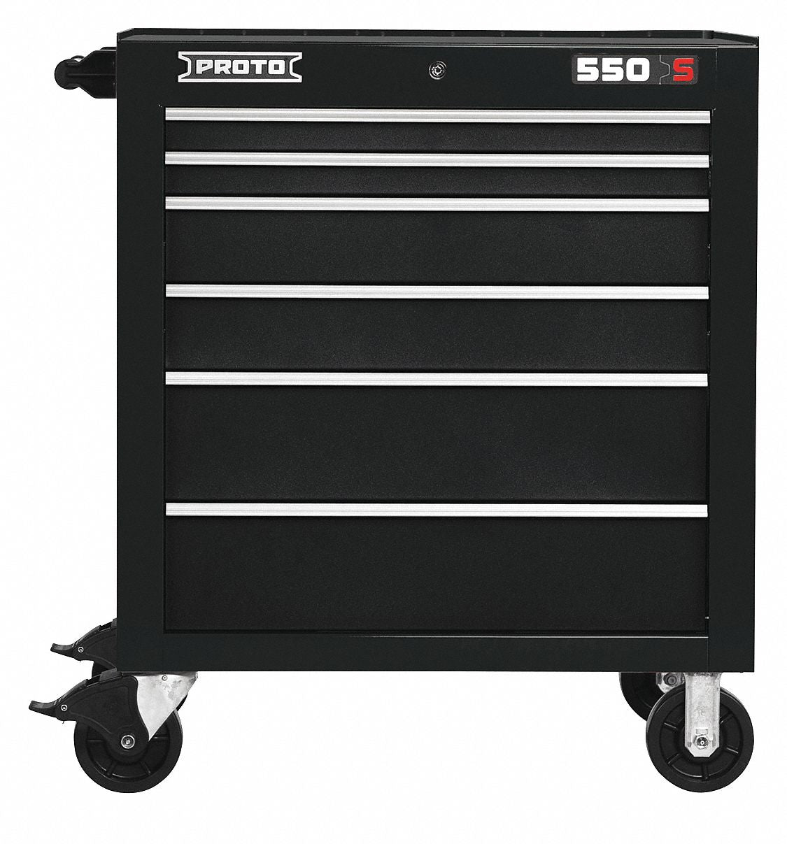 Rolling Tool Cabinet Black Heavy Duty