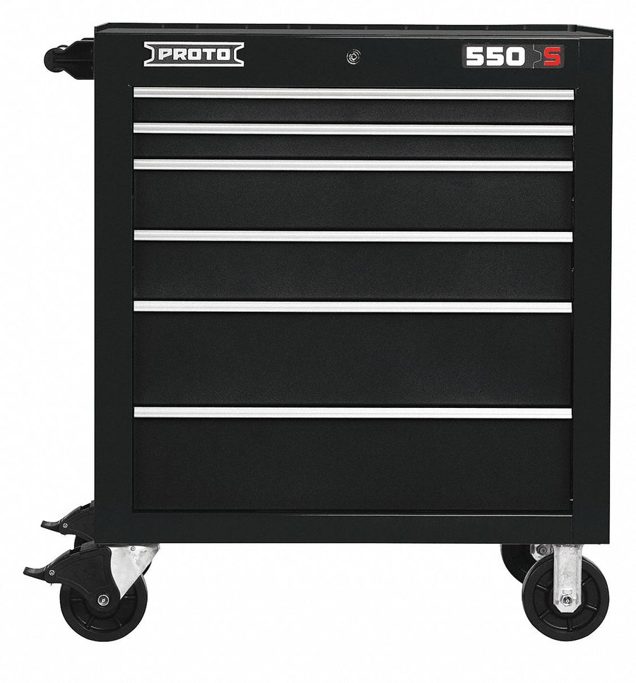Rolling Tool Cabinet Black Heavy Duty