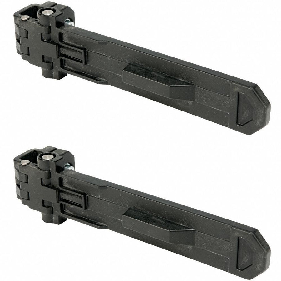 RackingSystem 12in-L Blk Polycar 2PK