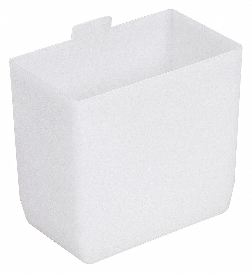 Bin Cups Clear Polymer 3 in