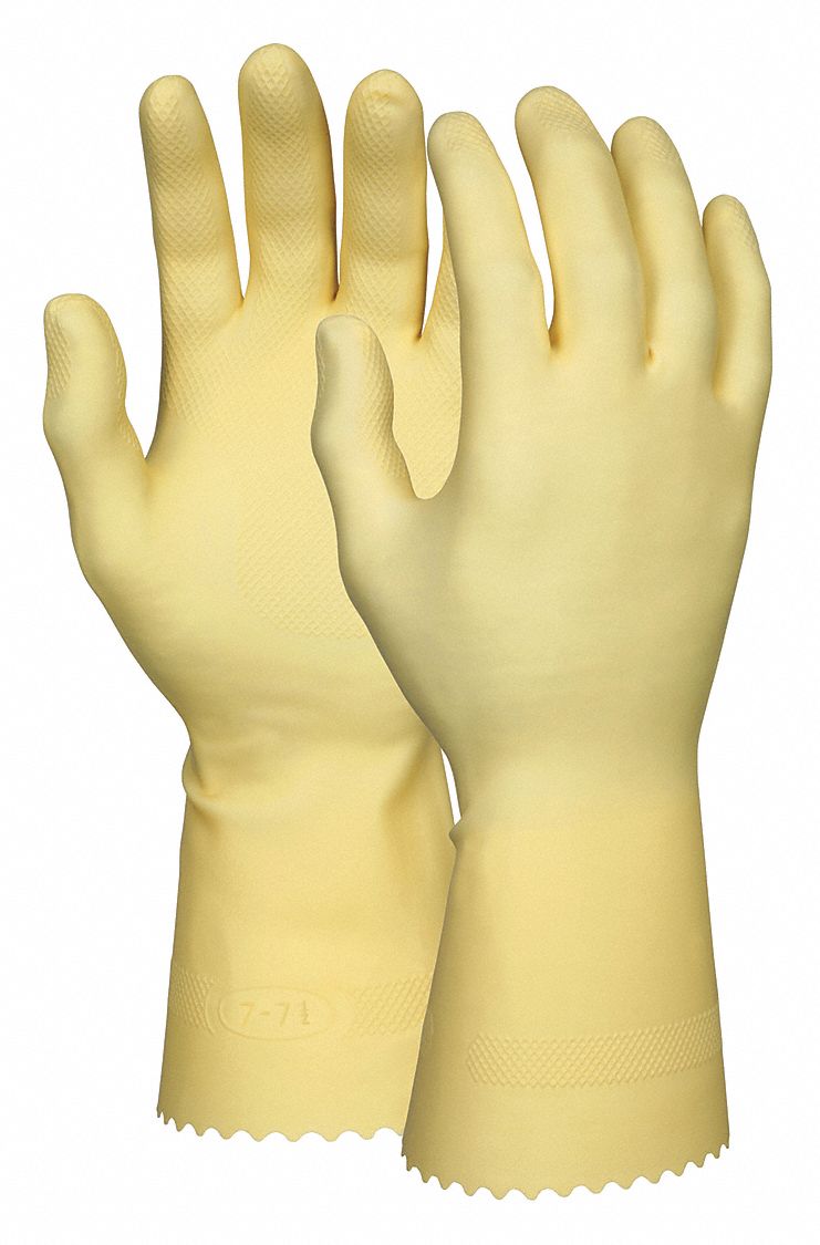 J4452 Chem. ResistGlovs XL Amber Latex PR