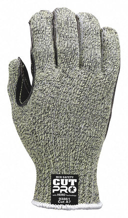 Leather Gloves Gray L PR