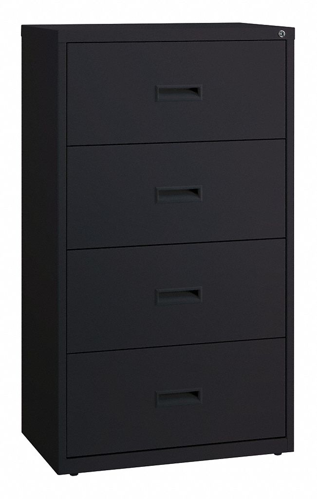 Lateral File Cabinet Black